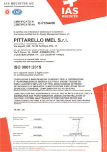 Pittarello Imel | Certificato-ISO-9001-02